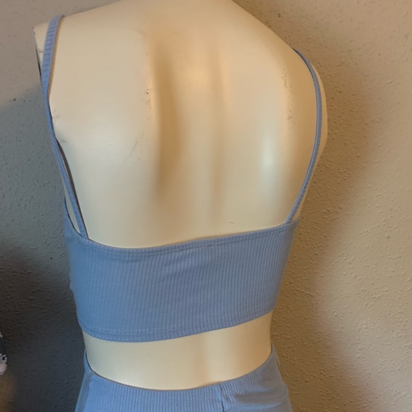 BABY BLUE MAXI DRESS - Picture 5 of 7